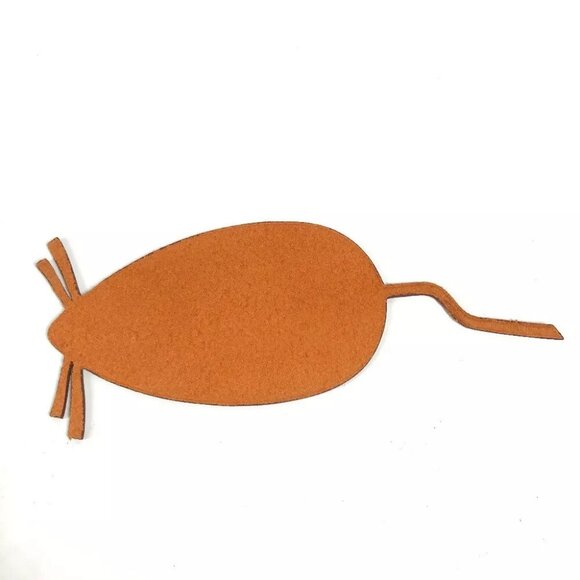 HERMES Bicolor PC PC interior Logo Mouse Pad Leather Red/Brown - Picture 2 of 12